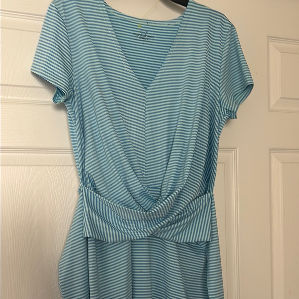 Vineyard vines Blue Striped Women's Dress stripe